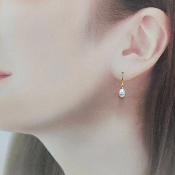 白蝶パールケシピアス