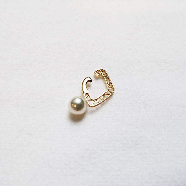 あこやパール ジオメトリックデザイン イヤーカフ – tokyo-pearl