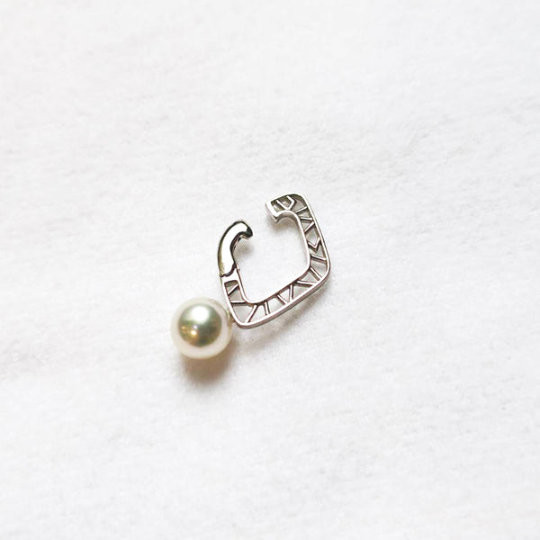 あこやパール ジオメトリックデザイン イヤーカフ – tokyo-pearl