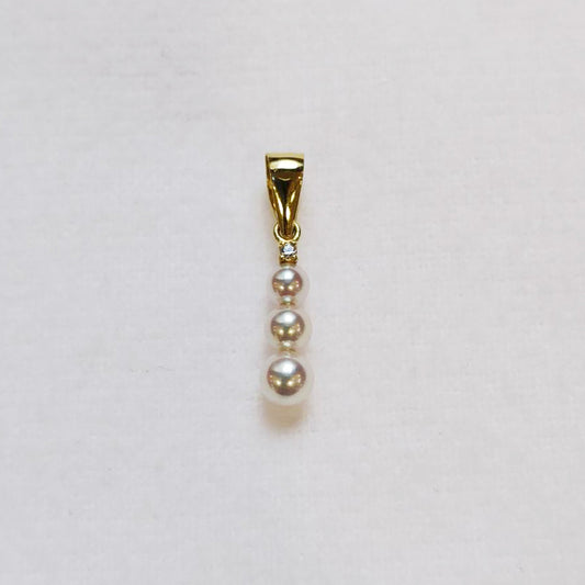 あこやグラデーションパールペンダント