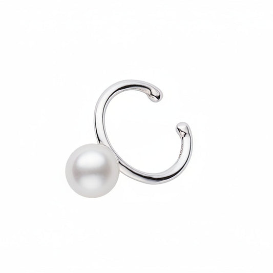 あこやパールCラインイヤーカフ